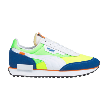 Puma Future Rider Play On 'White Fizzy Lime Royal'