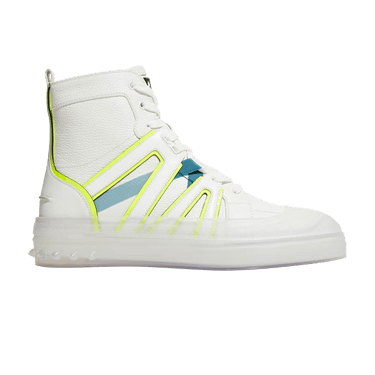 Christian louboutin vida top flat white neon sneaker trainer high top sz 43 Buy Christian Louboutin Vida Top Flat  main image 3
