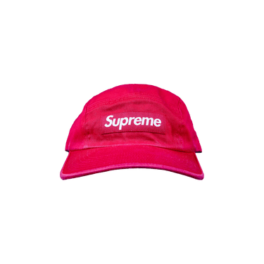 Buy Supreme Washed Chino Twill Camp Cap 'Red' - SS22H106 RED