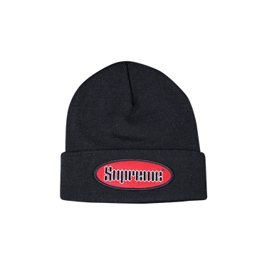 Supreme　Oval Patch Beanie Buy Supreme Oval Patch Beanie 'Black' - SS22BN29 BLACK | GOAT