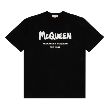 Tシャツ・カットソー alexander mcqueen PHOTOGRAPHIC ORCHID T-SHIRT Alexander Mcqueen Graphic Print Oversize Cotton T-shirt In