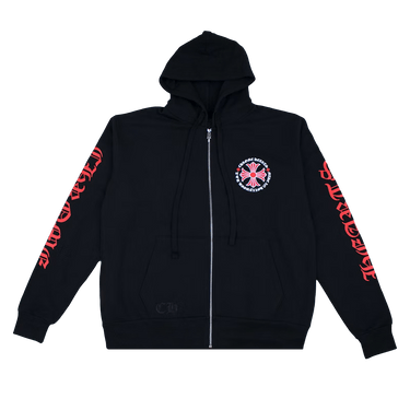 Buy Chrome Hearts Made In Hollywood Plus Cross Zip Up Hoodie