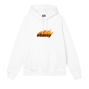 Stussy flame hoodie best sale