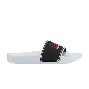 Puma SmileyWorld x Leadcat 2.0 Slide Little Kid 'White Black'