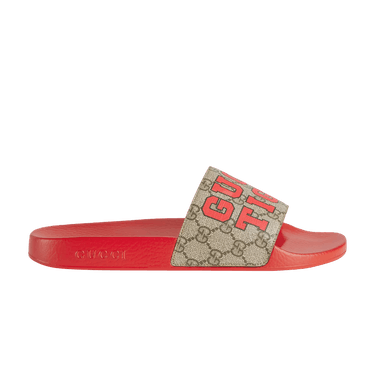 Gucci gg supreme tiger slides cheap