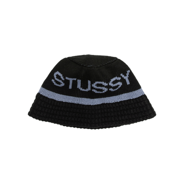 Buy Stussy Jacquard Knit Bucket Hat 'Black' - 1321095 BLAC