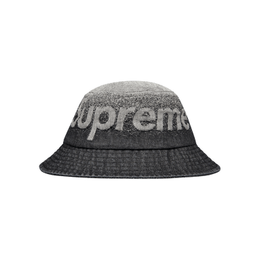 Buy Supreme Fade Jacquard Denim Crusher 'Black' - SS22H35