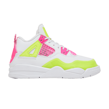 Jordan 4 Retro White Lemon Pink (PS) Kids' - CV7809-100 - US