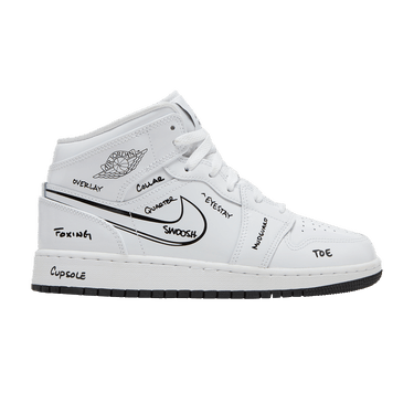 Air Jordan 1 Mid GS 'Schematic'