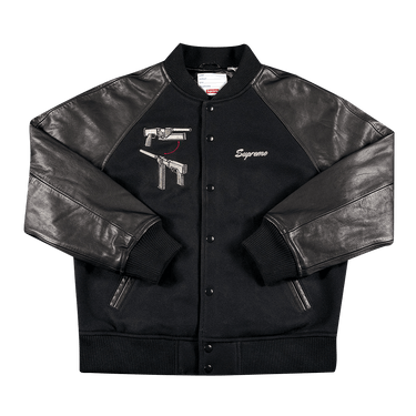 Size xl Supreme Aeon Flux Varsity Jacket 'Black'