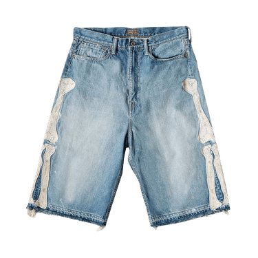KAPITAL BONE 14oz 5P Denim Shorts 確実正規品 Buy Kapital 14 Oz Denim 5P Shorts (Bone) 'Indigo Processing