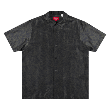 Buy Supreme Leopard Silk Short-Sleeve Shirt 'Charcoal