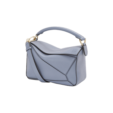 【関税送料込】Loewe Puzzle Mini Bag Atlantic Blue Puzzle Small Bag Atlantic Blue | The Webster
