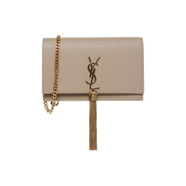 Buy Saint Laurent Kate Tassel Shoulder Bag Dark Beige 452159 BOW0J 2721 GOAT