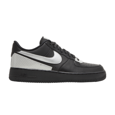 nike air force 3m black