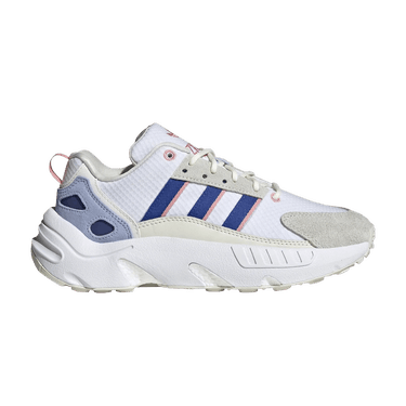 【(^_^)】速達 Buy Wmns ZX 22 Boost 'White Royal Blue' - GY6709 | GOAT