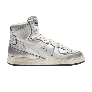 Diadora Mi Basket Metal Used 'Silver White'