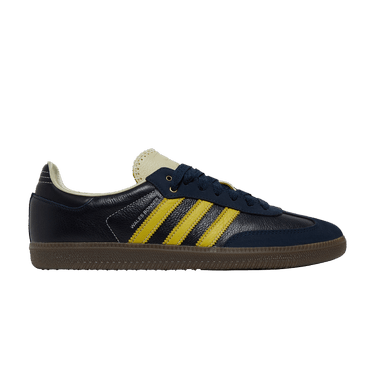 Buy Wales Bonner x Samba 'Collegiate Navy Yellow' - S42595 | GOAT