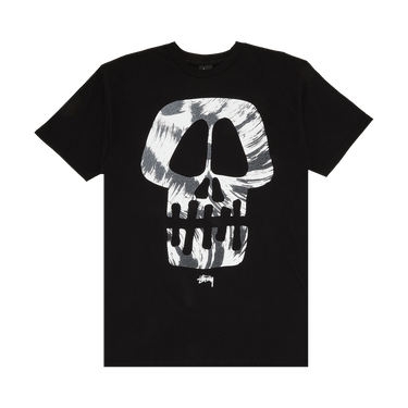Buy Stussy Brush Skull Tee 'Black' - 1903419 BLAC | GOAT