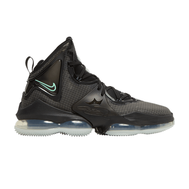Nike LeBron 19 'Black Green Glow'
