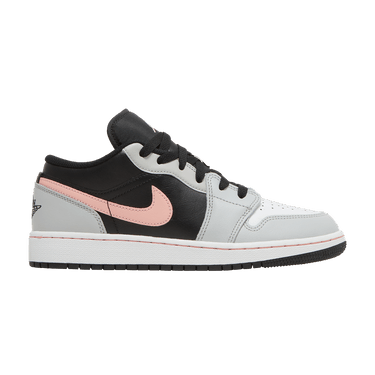 Air Jordan 1 Low GS 'Grey Fog Bleached Coral'