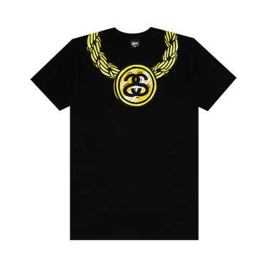Buy Stussy Chain Tee 'Black' - 0535 100000103CT BLAC | GOAT