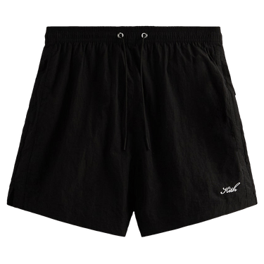 Buy Kith Garment Washed Nylon Active Swim Short 'Black