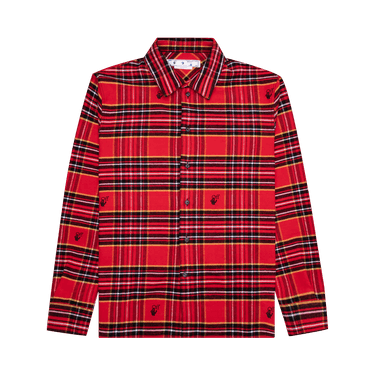 Off-White Flannel Skate Shirt 'Red/Black'