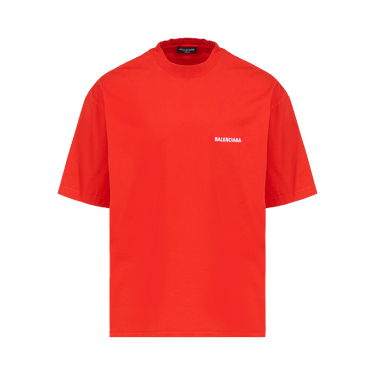 Balenciaga red shirt top