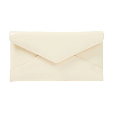 Saint Laurent Paloma Patent Clutch 'Coquille'