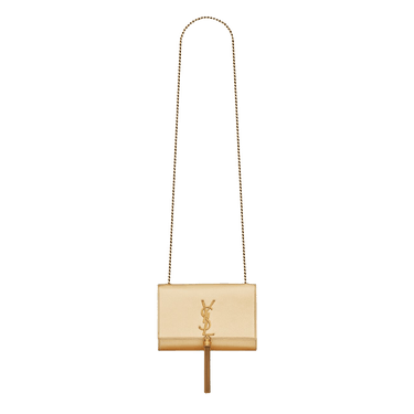 Saint Laurent Small Kate Tassel Monogram Chain Bag 'Oro'