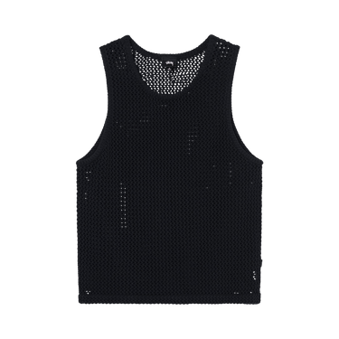 STUSSY◆トップス/ニット・セーター/S/--/BLK/ODYED MESH TEE// 957765_00.png.png