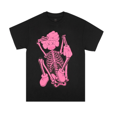 KAWS Skeleton New Fiction Bone T-Shirt 'Black'