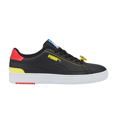 SmileyWorld x Puma Serve Pro Big Kid 'Black Vibrant Yellow'
