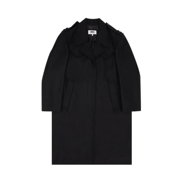 Buy MM6 Maison Margiela Coat 'Black' - S52AA0133 S52207 900 | GOAT