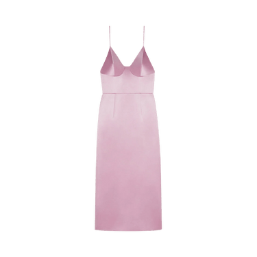 Buy Gucci Silk Duchesse Midi-Length Dress 'Vintage Mauve