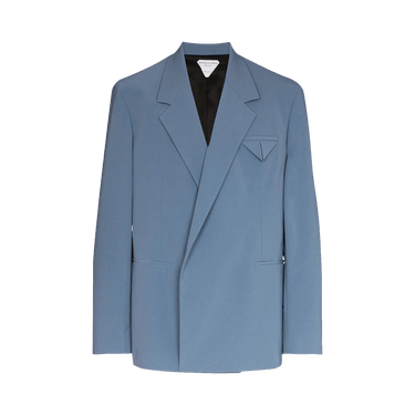 アウターその他 BOTTEGA VENETA Women Outer 813498 V4ZR0 4132 BLUE Buy Bottega Veneta Relaxed Double-Breasted Blazer 'Blue