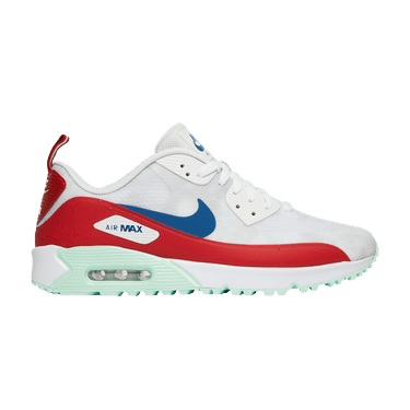 美品　Nike US Open Air Max 90 golf shoes Nike Air Max 90 'US Open Lobster' White Golf Shoes, Size 9.5