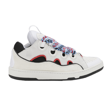 スニーカー LANVIN Men Sneakers FM SKRK11 DRAG A20 18 Grey Lanvin Leather Curb Speckled Effect Light Grey Men's - FM