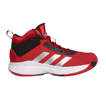 Adidas Cross 'Em Up 5 J Wide 'Vivid Red Silver Metallic'