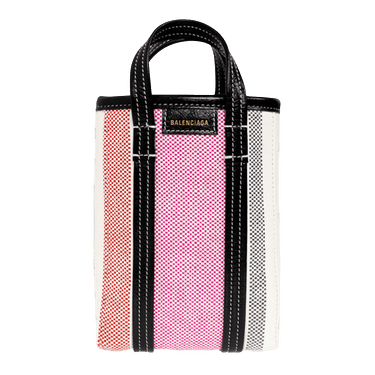 Buy Balenciaga Barbes Phone Holder 'Pink/Grey/Red' - 693793