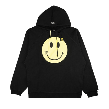 Raf Simons Smiley 50 Anniversary Oversize Graphic Hoodie 'Black'