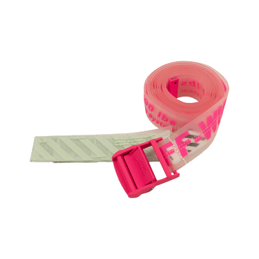 Off white industrial cheap belt pink