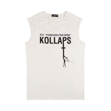 Buy Raf Simons Sleeveless Slim Fit Kollaps Print Tank Top