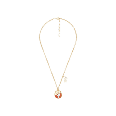 Buy Dior x Cactus Jack Pendant Necklace 'Gold/Orange/White Buy Dior x Cactus Jack Pendant Necklace 'Gold/Orange/White