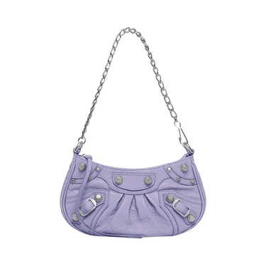 Buy Balenciaga Le Cagole Mini Purse With Chain 'Light Purple