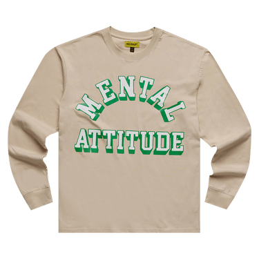 Market Mental Attitude Long-Sleeve T-Shirt 'Khaki'