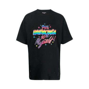 セール!!BALENCIAGA★641675 Balenciaga 3XL T-Shirt 'Black' 641675TNVD81070