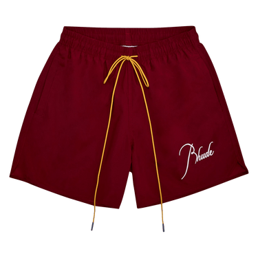 Rhude Logo Swim Short 'Bordeaux'