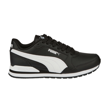 Puma ST Runner v3 Leather Jr 'Black White'